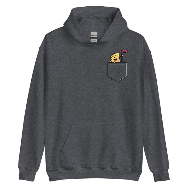 Unisex Hoodie (The Thing: Pocket) — hoodie front view, Anti-Planner design by Dani Donovan