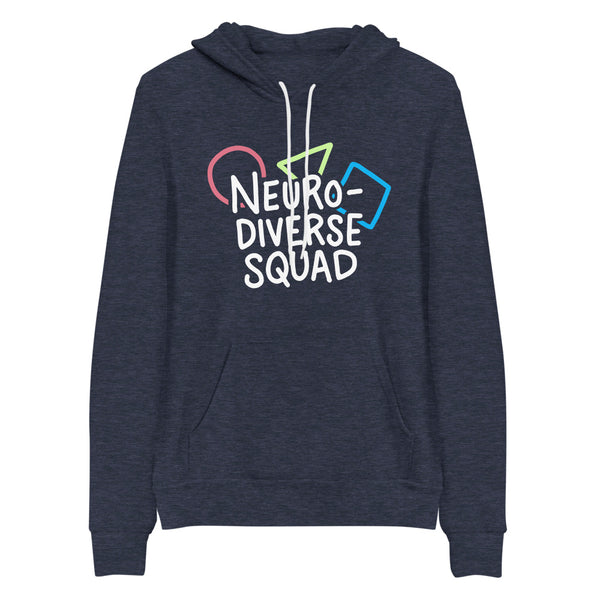 Neurodiverse Squad Hoodie (Unisex) — hoodie front view, Anti-Planner design by Dani Donovan